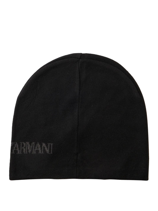 Ea7 Cappello Ea7 Tinta Unita Nero Black / Asphalt