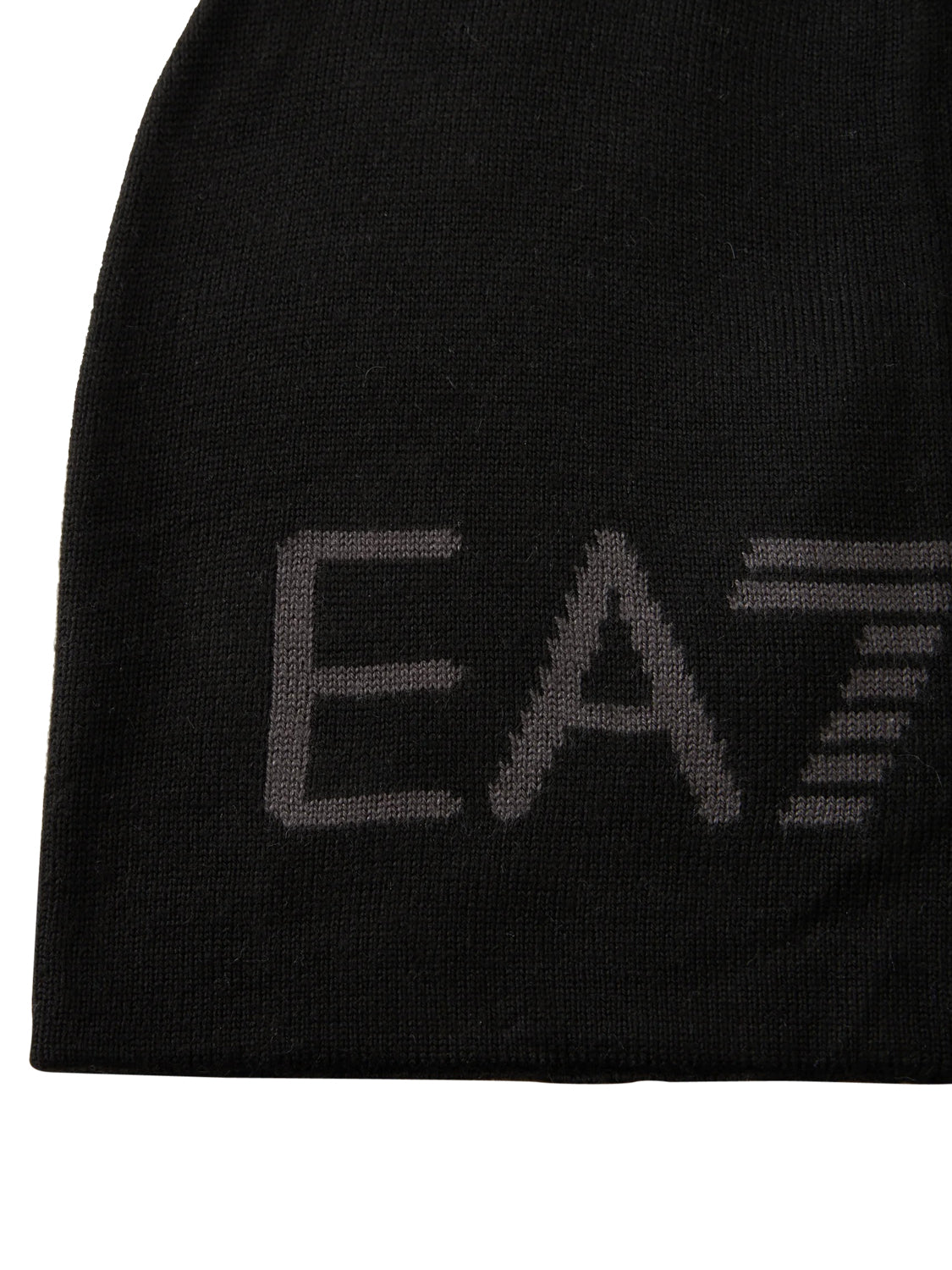 Ea7 Cappello Ea7 Tinta Unita Nero Black / Asphalt