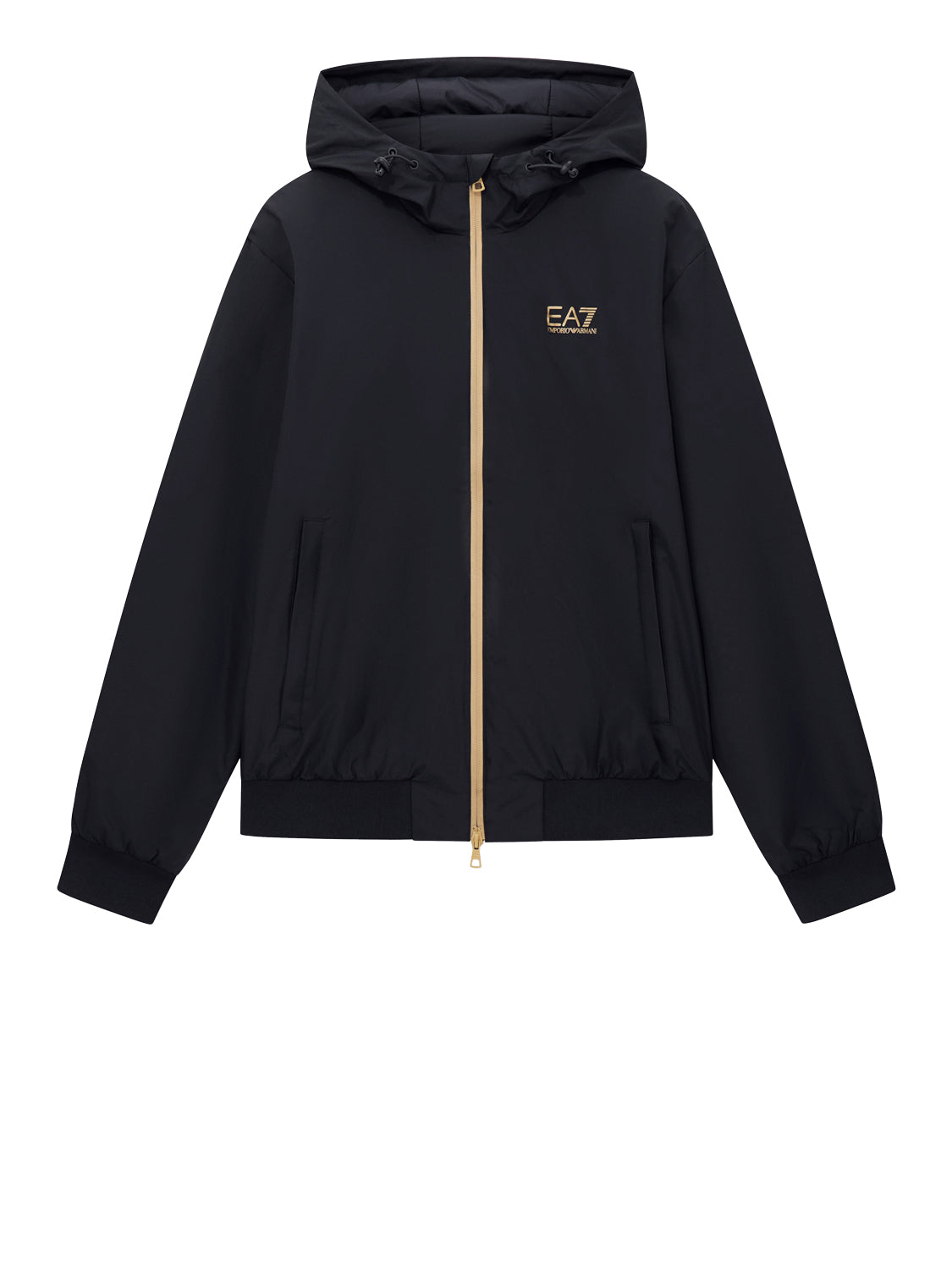 EA7 Ea7 Bomber Logo Frontale Nero BLACK