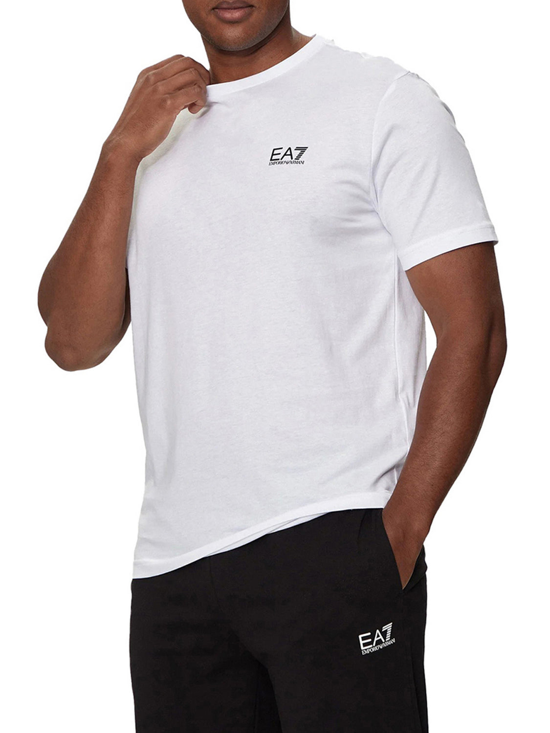 EA7 Ea7 T-Shirt Uomo Bianco WHITE