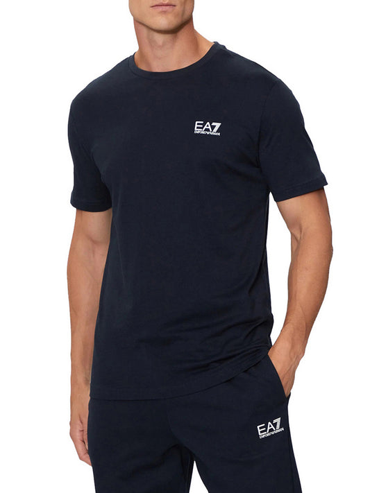 EA7 Ea7 T-Shirt Uomo Blu Armani Blue