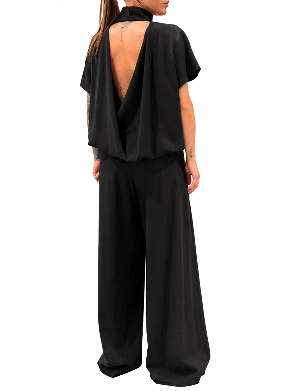 ELEH Pantalone Taglio Largo Eleh - Nero Nero