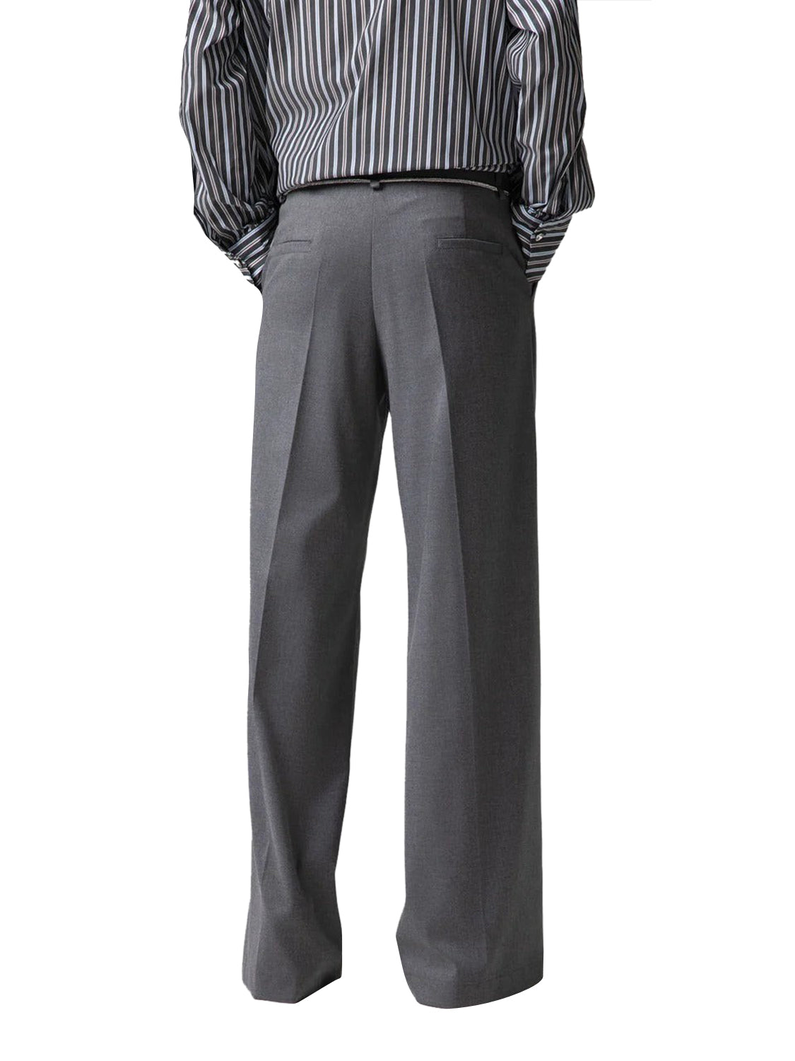 GAELLE PARIS Pantalone Loose Con Pinces Gaelle Paris - Grigio Grigio