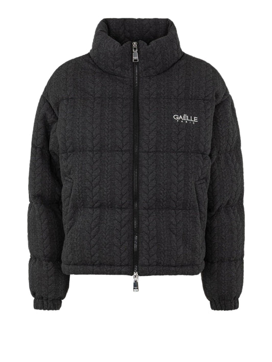 Gaelle Paris Bomber Gaelle Paris In Maglia Con Ricamo Logo Lato Cuore Grigio Grigio