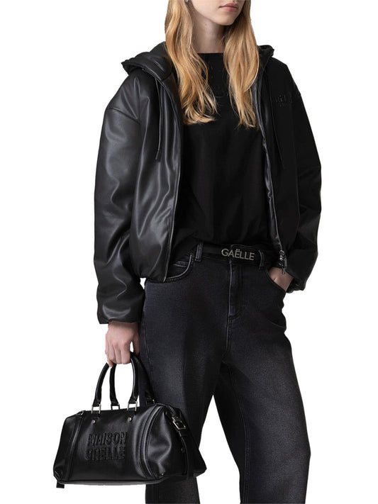 Gaelle Paris Borsa Pochette Regular Duffle Maxilogo Maison Gaelle Nero Nero