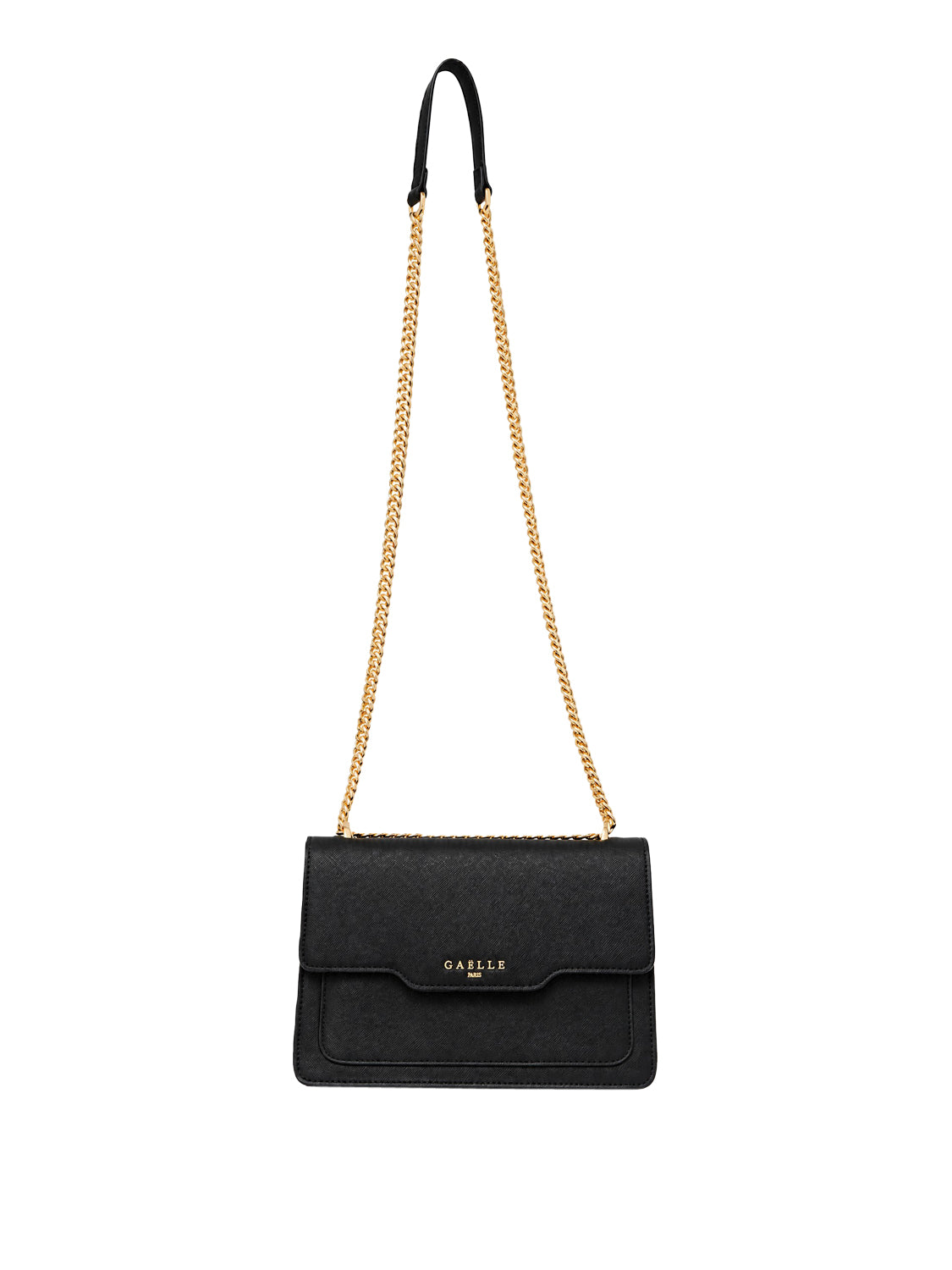 Gaelle Paris Borsa A Tracolla Gaelle Paris Saffiano Nero Nero