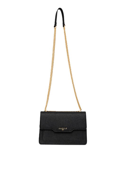 Gaelle Paris Borsa A Tracolla Gaelle Paris Saffiano Nero Nero
