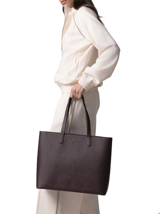 Gaelle Paris Borsa A Mano Gaelle Paris Logo Frontale Melanzana MELANZANA