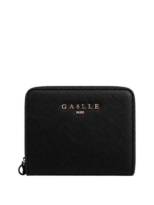 Gaelle Paris Portafoglio Gaelle Paris Logo Frontale Nero Nero