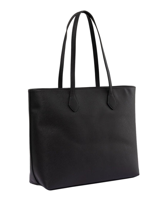 Gaelle Paris Gaelle Paris Maxi Shopper Maxi Logo Saffiano Nero Nero