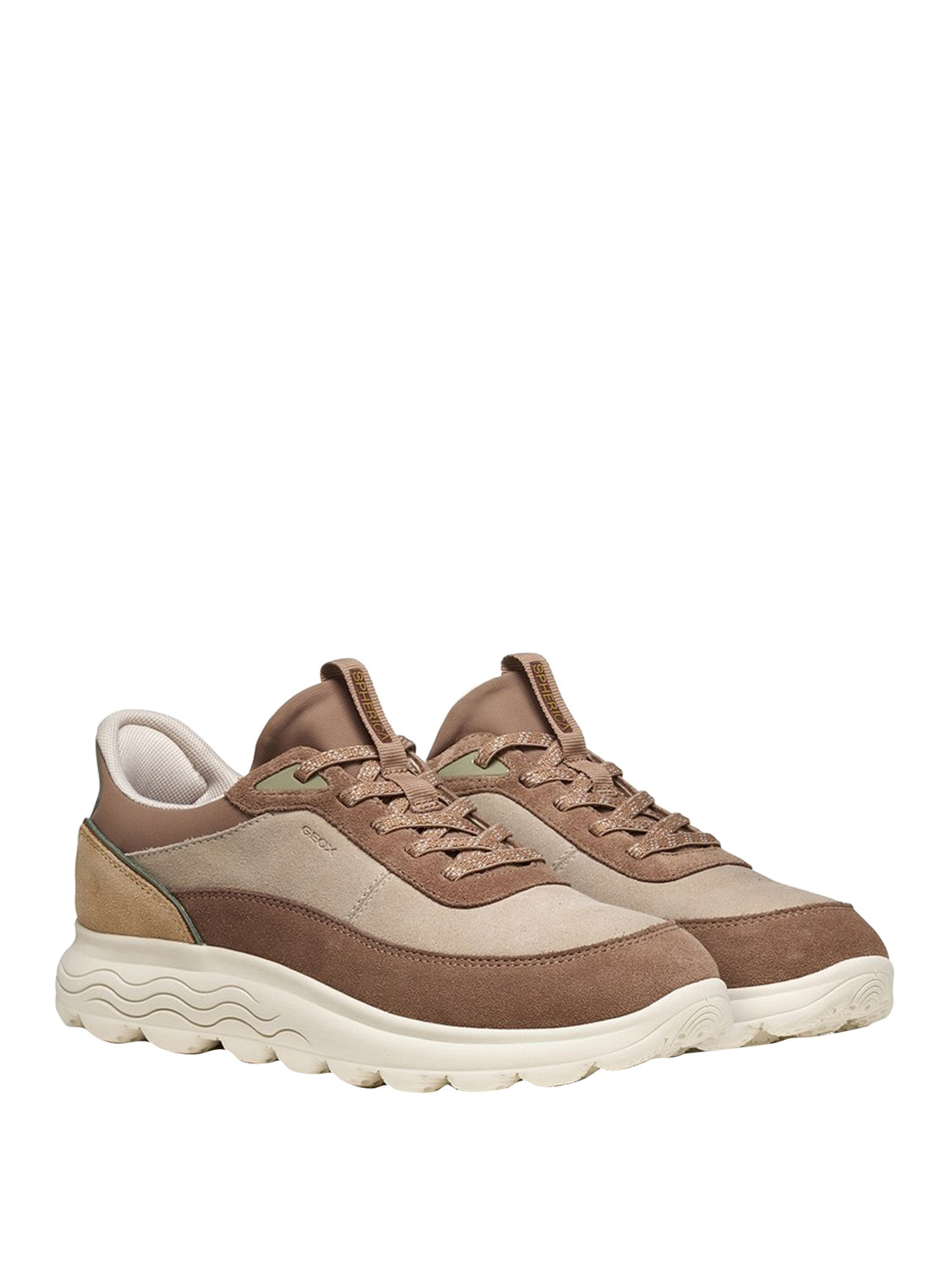 GEOX Geox Sneakers Spherica Plus Beige Beige/Lt Brown