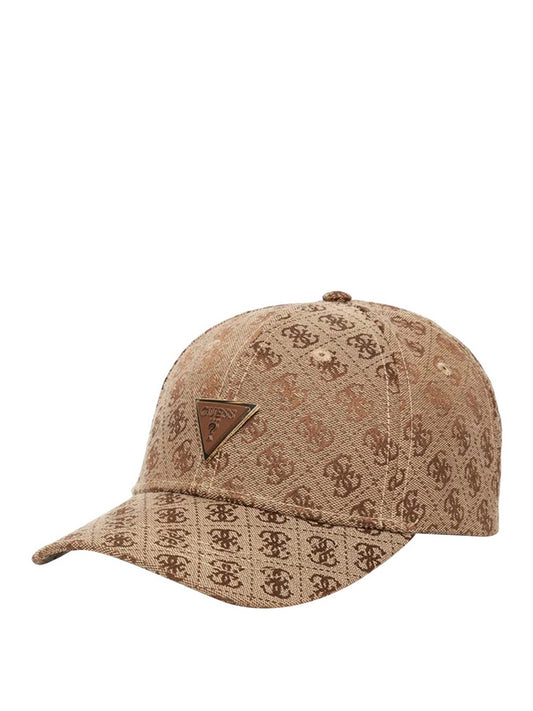 GUESS 1 USCITA Cappello Guess Katya 4G logo - Beige Latte Logo