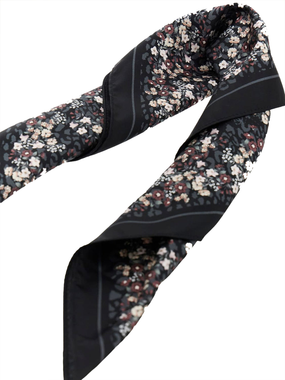 GUESS 1 USCITA Guess Foulard Printed Square 53X53 NEro BLACK