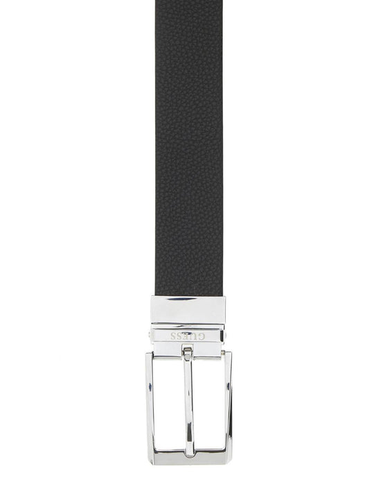 GUESS 1 USCITA Guess Cintura In Vera Pelle - Nero BLACK