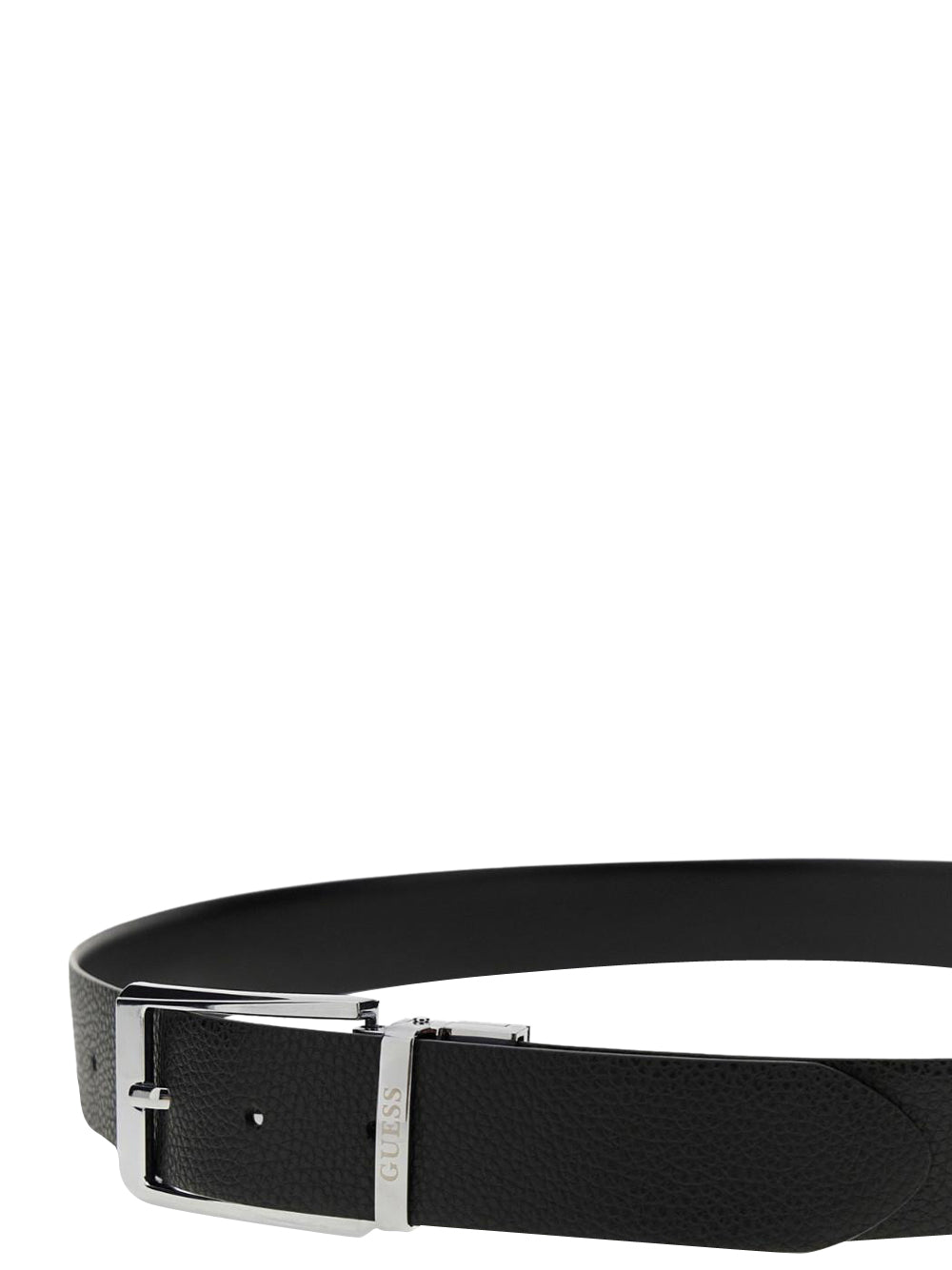 GUESS 1 USCITA Guess Cintura In Vera Pelle - Nero BLACK