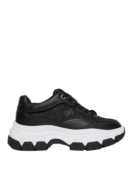 GUESS 1 USCITA Guess Sneakers Runner Berrett 4G Logo Peony - Black BLACK