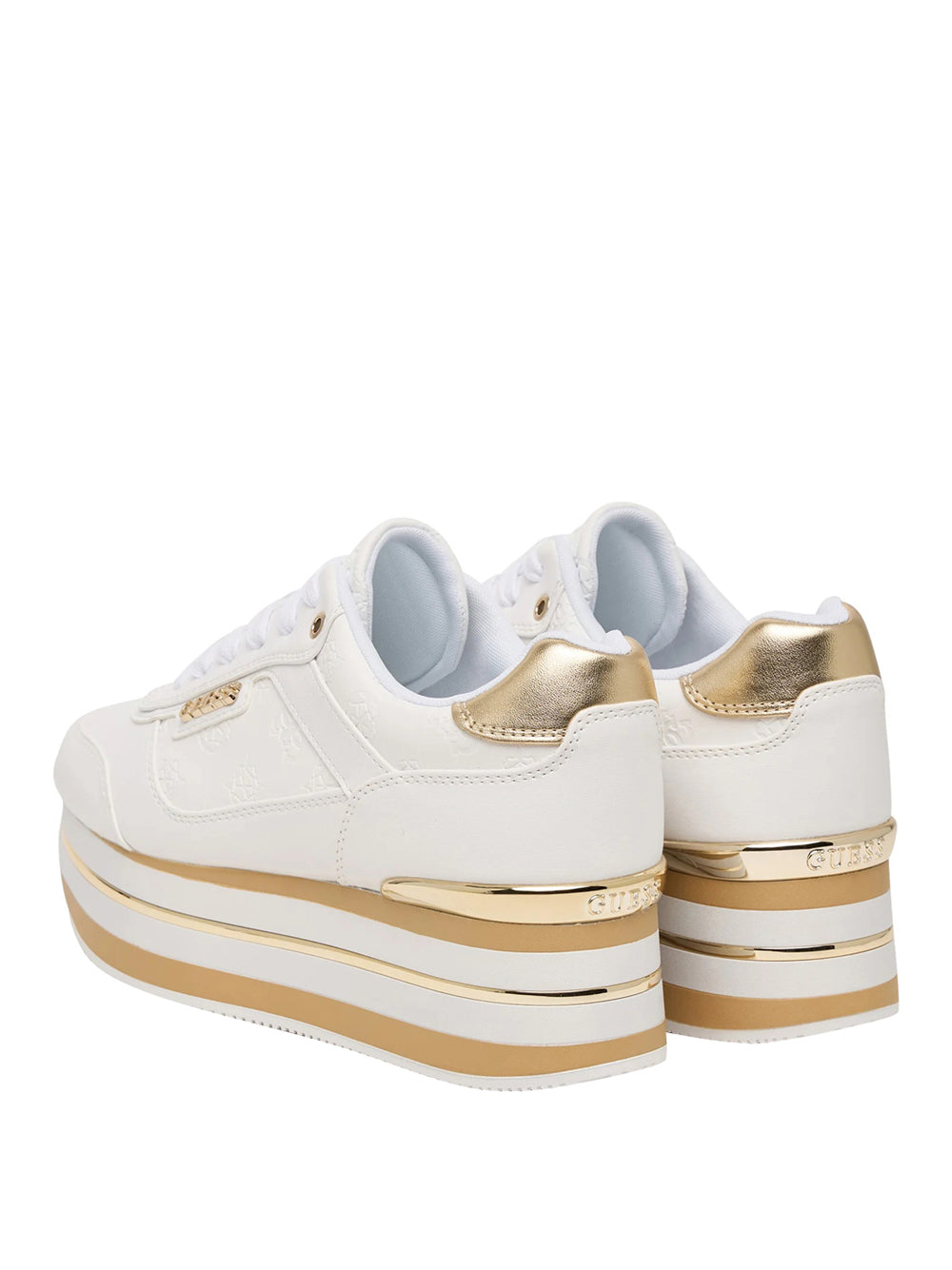 GUESS 1 USCITA Guess Sneakers Hansin4 - White Platino White Platino