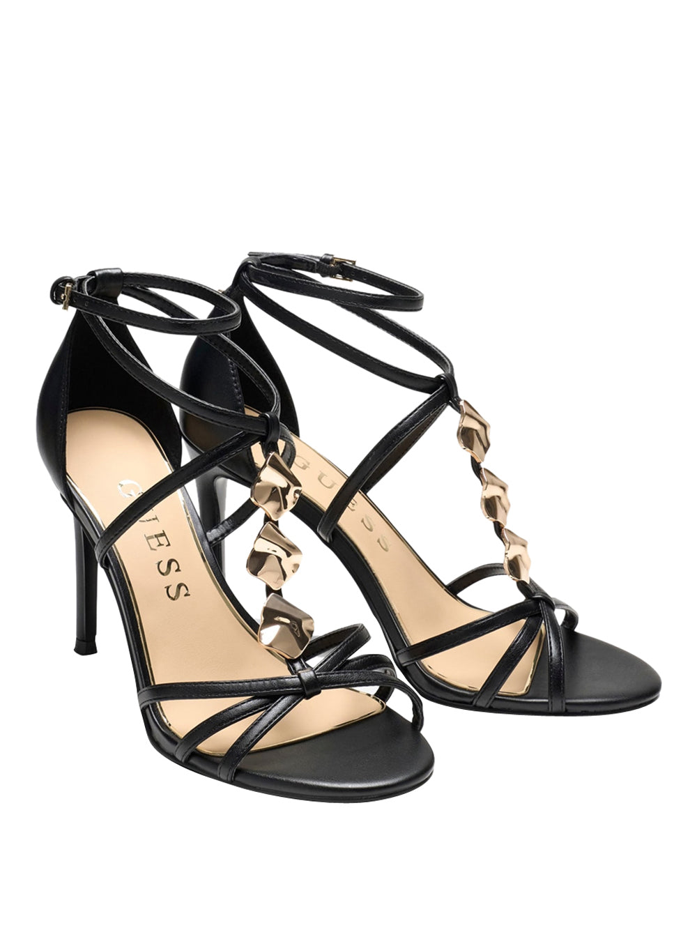 GUESS 1 USCITA Guess Sandali Chaella Con Dettaglio Metallico Nero BLACK