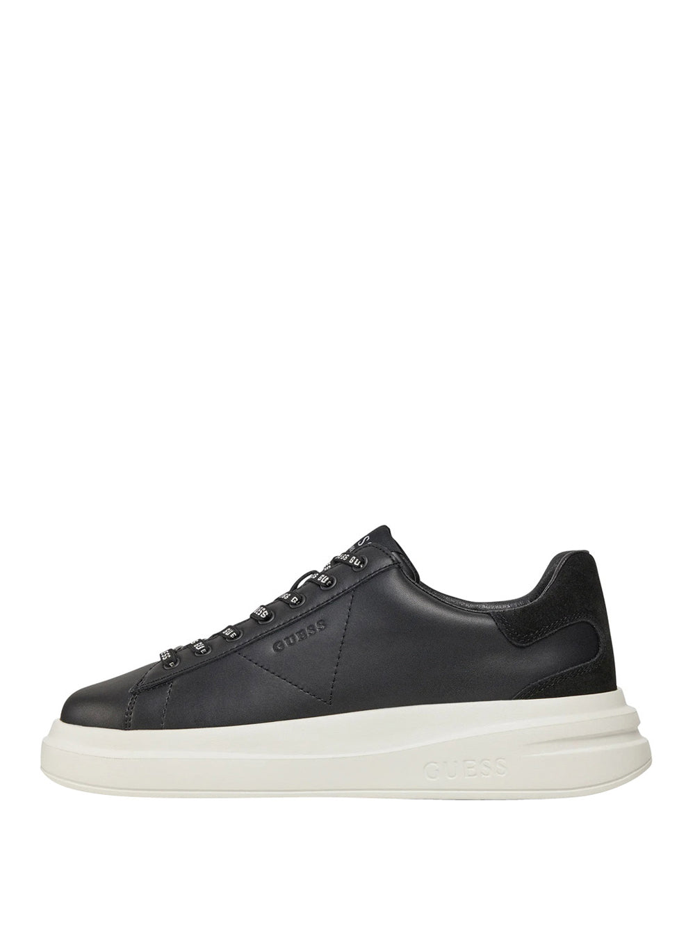 GUESS 1 USCITA Guess Sneakers Elba Stringhe Logate - Nero BLACK