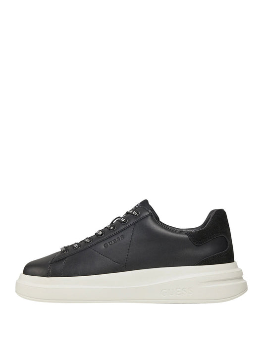 GUESS 1 USCITA Guess Sneakers Elba Stringhe Logate - Nero BLACK