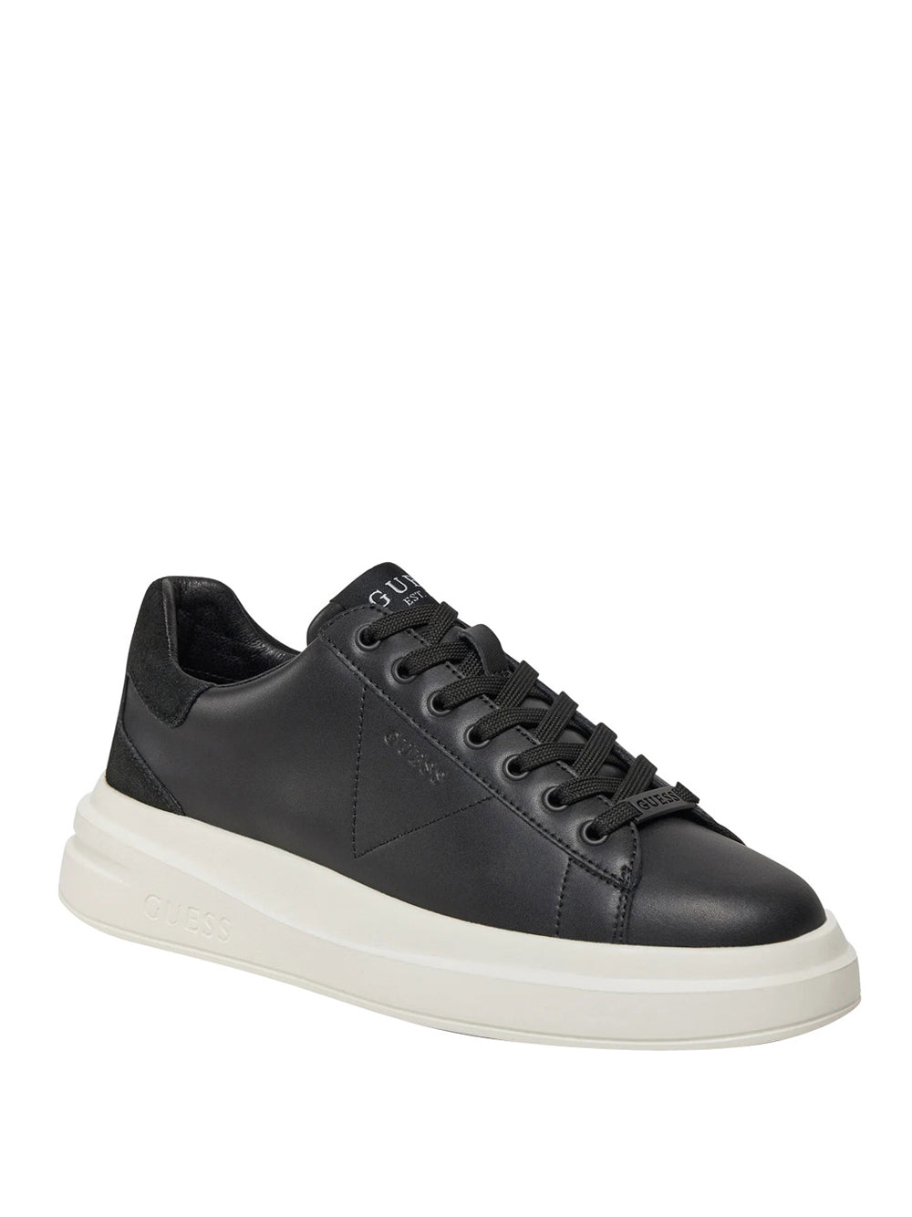GUESS 1 USCITA Guess Sneakers Elba Stringhe Logate - Nero BLACK