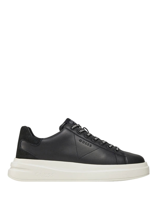 GUESS 1 USCITA Guess Sneakers Elba Stringhe Logate - Nero BLACK