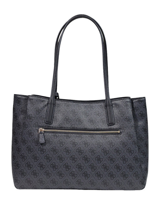 GUESS 1 USCITA Guess Borsa A Mano Noelle Li Tech Tote - Coal Coal Logo