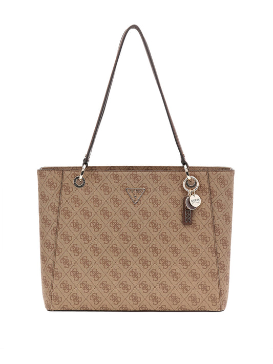 GUESS 1 USCITA Guess Borsa A Mano Noelle Li Tech Tote - Brown Latte Logo/Brown