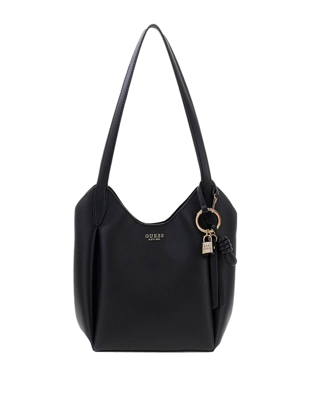 GUESS 1 USCITA Guess Borsa A Mano A Secchiello Melody - Nero BLACK