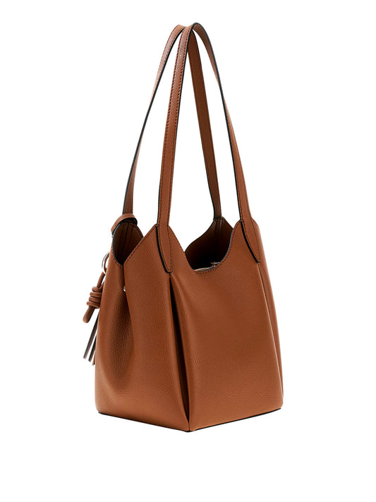 GUESS 1 USCITA Guess Borsa A Mano A Secchiello Melody - Caramel CARAMEL