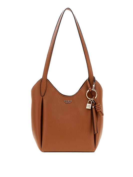 GUESS 1 USCITA Guess Borsa A Mano A Secchiello Melody - Caramel CARAMEL