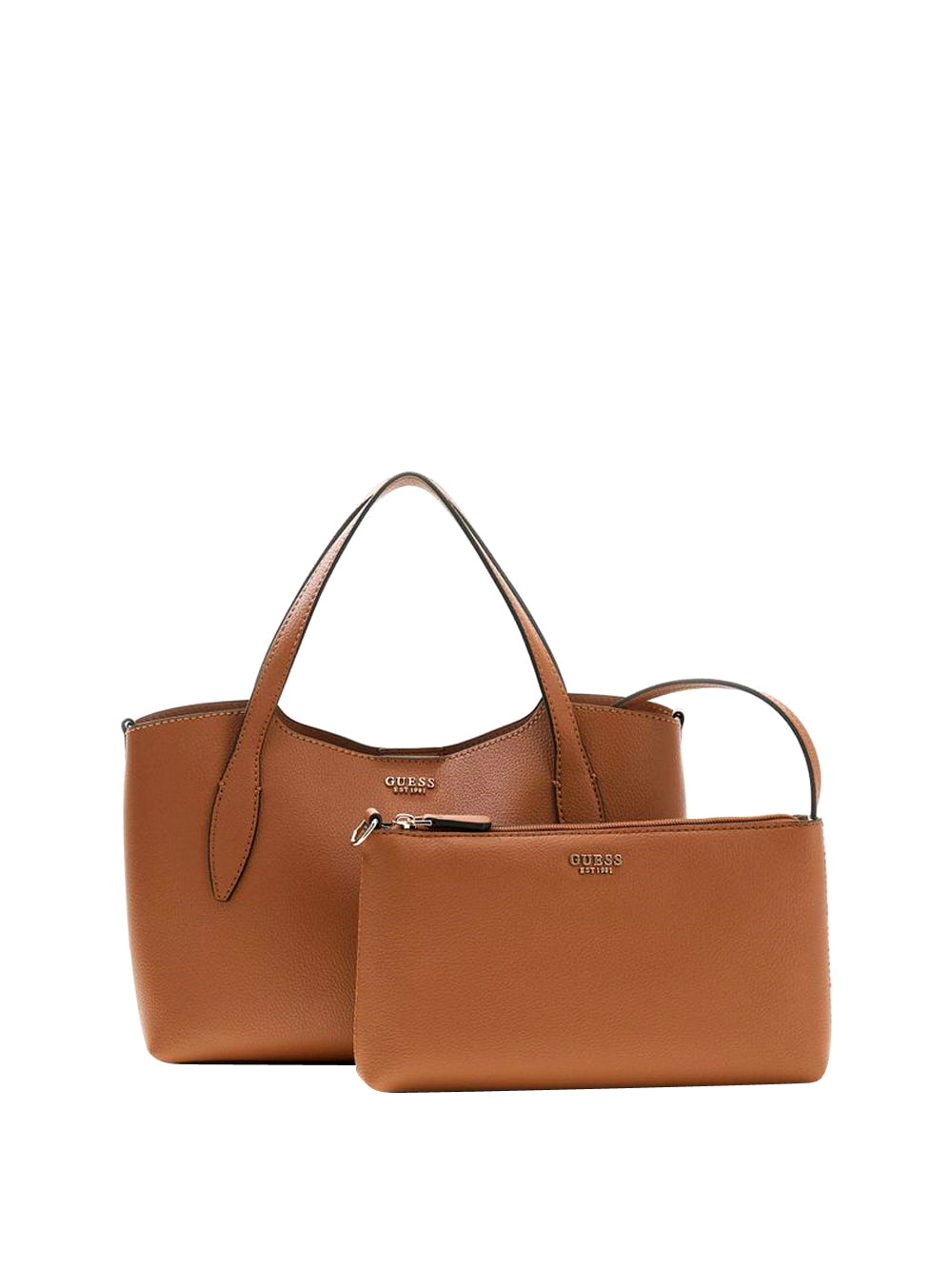 GUESS 1 USCITA Guess Borsa A Mano Melody 2 iIn 1 Satchel Caramel CARAMEL