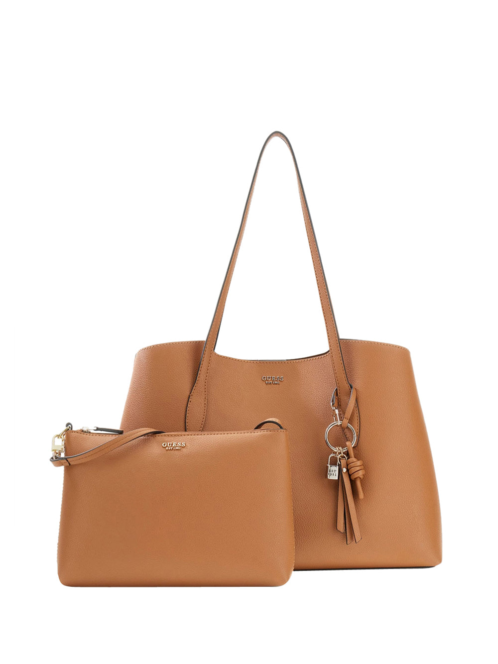 GUESS 1 USCITA Guess Borsa A Tracolla Melody 2 In 1 Tote Caramel CARAMEL