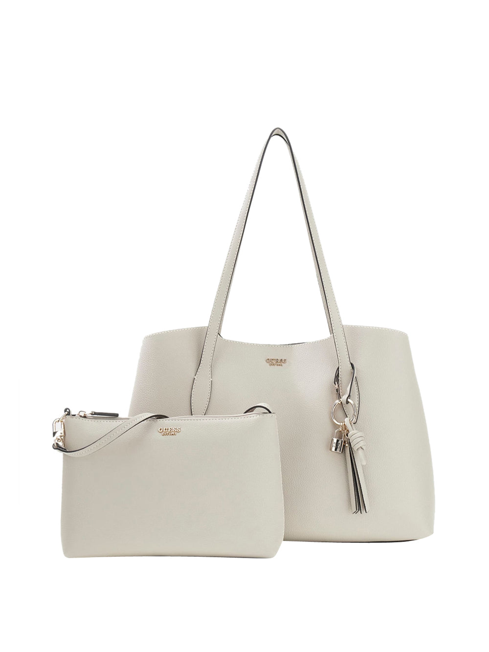 GUESS 1 USCITA Guess Borsa A Tracolla Melody 2 In 1 Tote Taupe Light Taupe