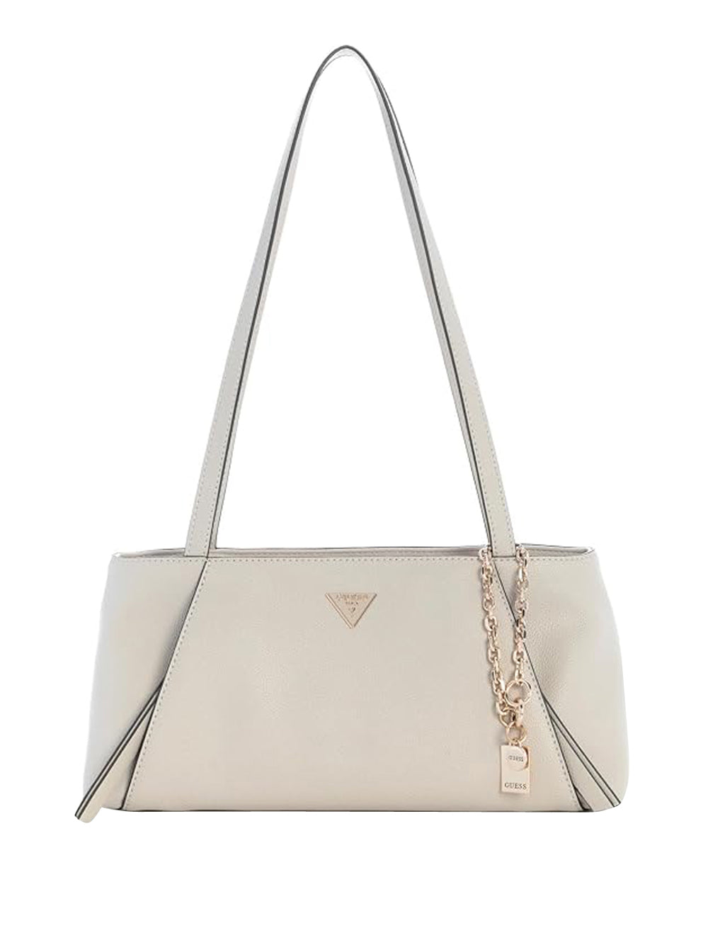 GUESS 1 USCITA Guess Borsa A Spalla Devon Satchel - Light Taupe Light Taupe