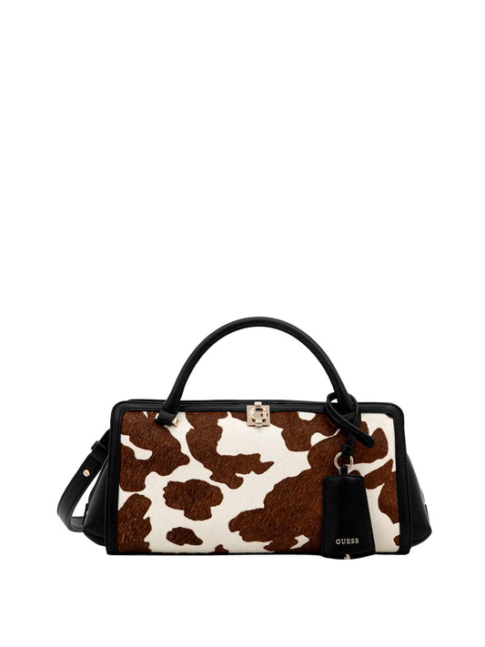 GUESS 1 USCITA Guess Borsa A Mano Audrey Sml Girlfriend Satchel - Cow Cow