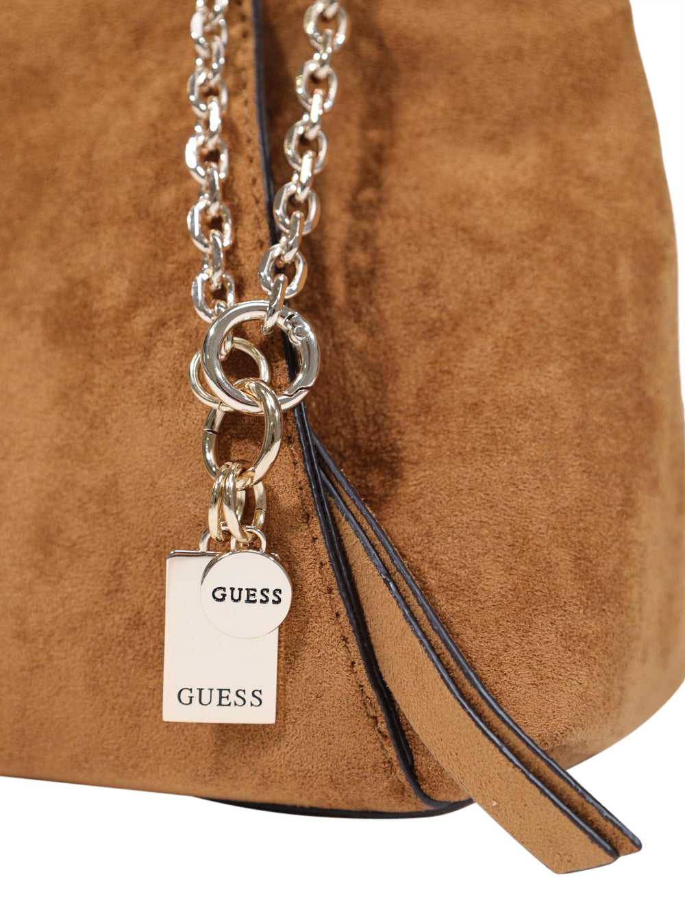 GUESS 1 USCITA Guess Borsa A Mano Devon - Cognac Cognac