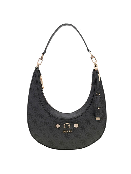 GUESS 1 USCITA Guess Borsa A Mano Lindsey Coal Coal Logo