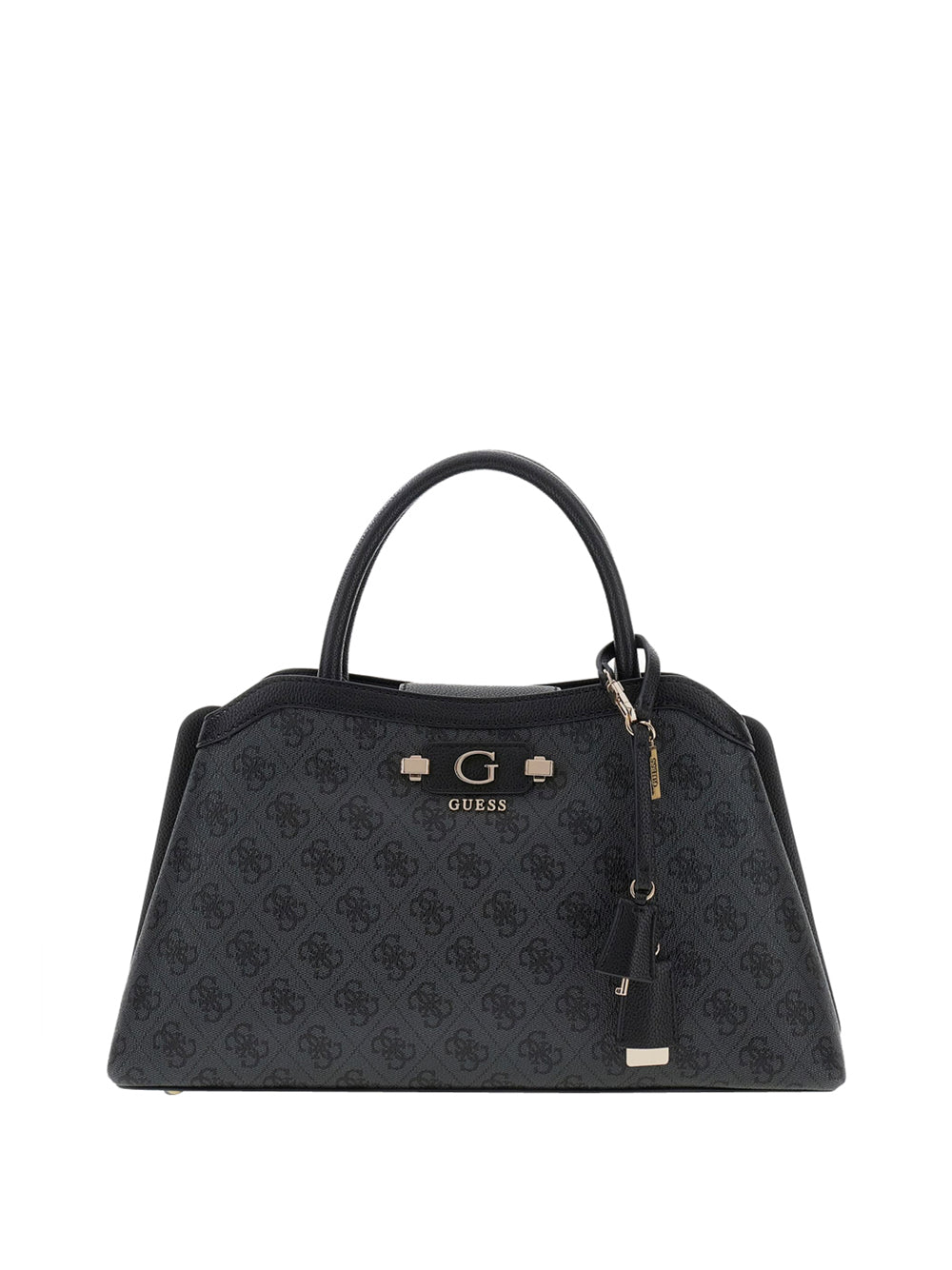 GUESS 1 USCITA Guess Borsa A Mano Lindsey Coal Coal Logo
