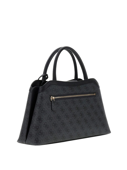 GUESS 1 USCITA Guess Borsa A Mano Lindsey Coal Coal Logo