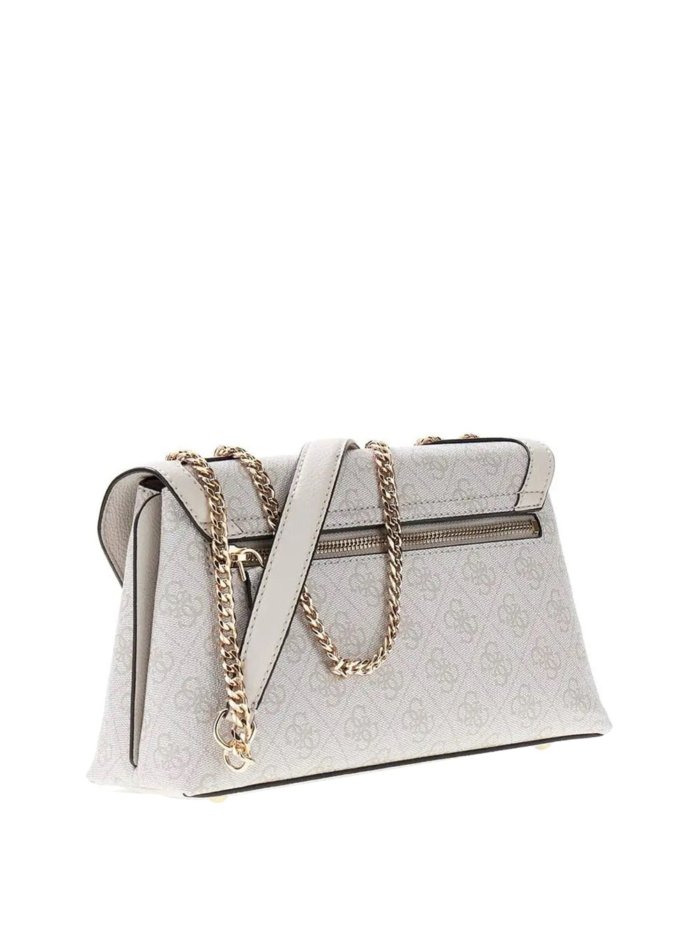 GUESS 1 USCITA Guess Borsa A Mano Lindsey - Beige Bone Logo