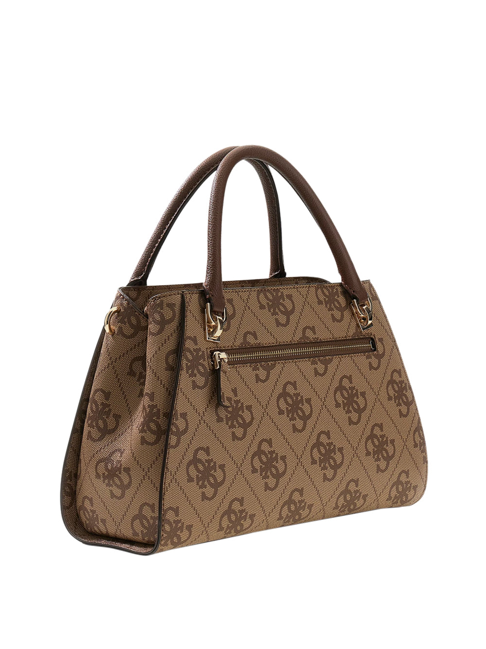 GUESS 1 USCITA Guess Borsa A Mano Noelle Con Logo Brown Latte Logo/Brown