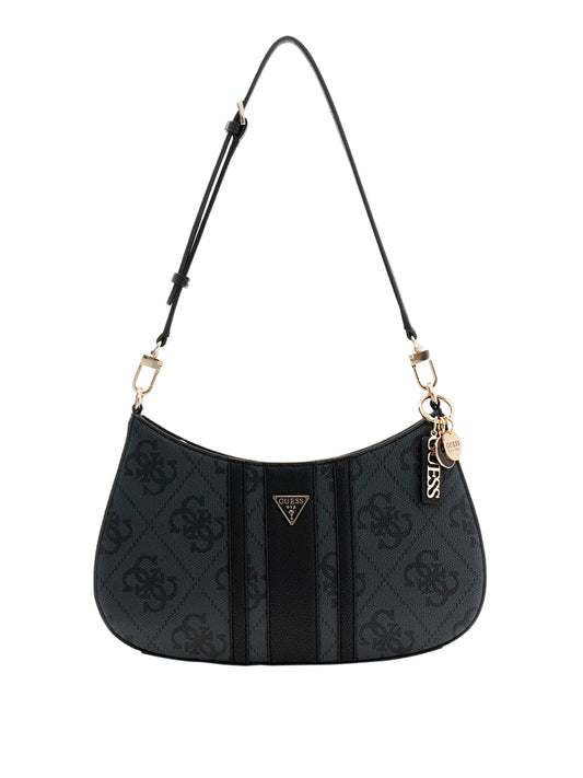 GUESS 1 USCITA Guess Borsa A Tracolla Noelle - Coal Coal Logo