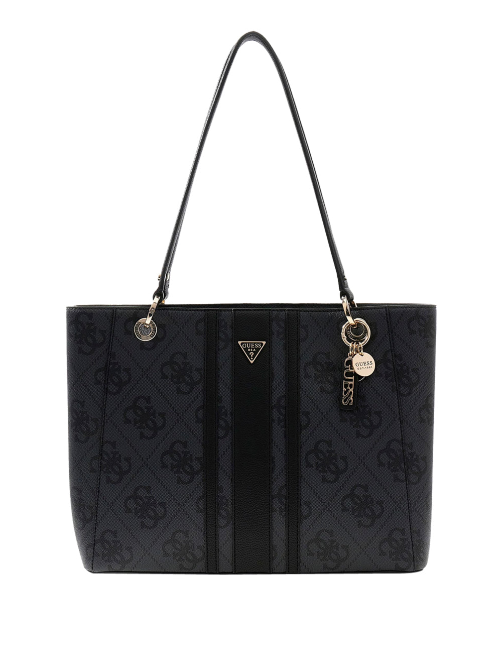 GUESS 1 USCITA Guess Borsa Shopper Noelle - Coal Coal Logo