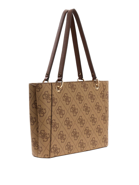 GUESS 1 USCITA Guess Borsa Shopper Noelle - Brown Latte Logo/Brown