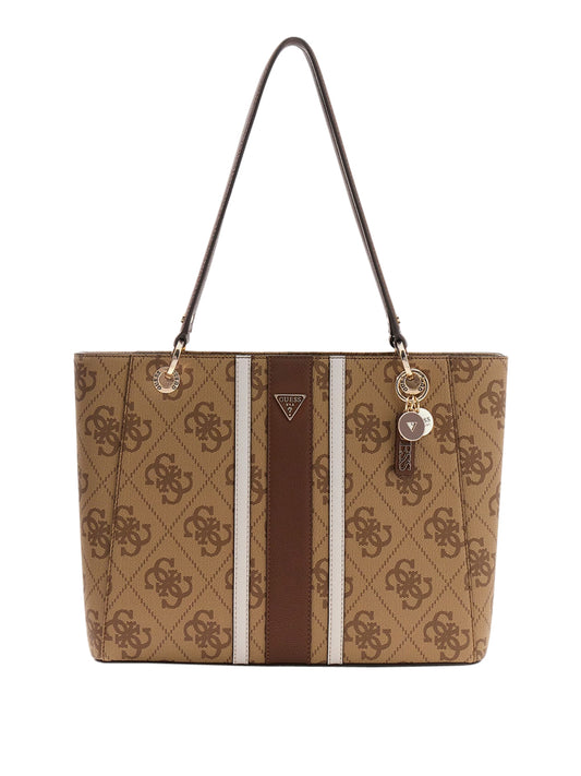 GUESS 1 USCITA Guess Borsa Shopper Noelle - Brown Latte Logo/Brown