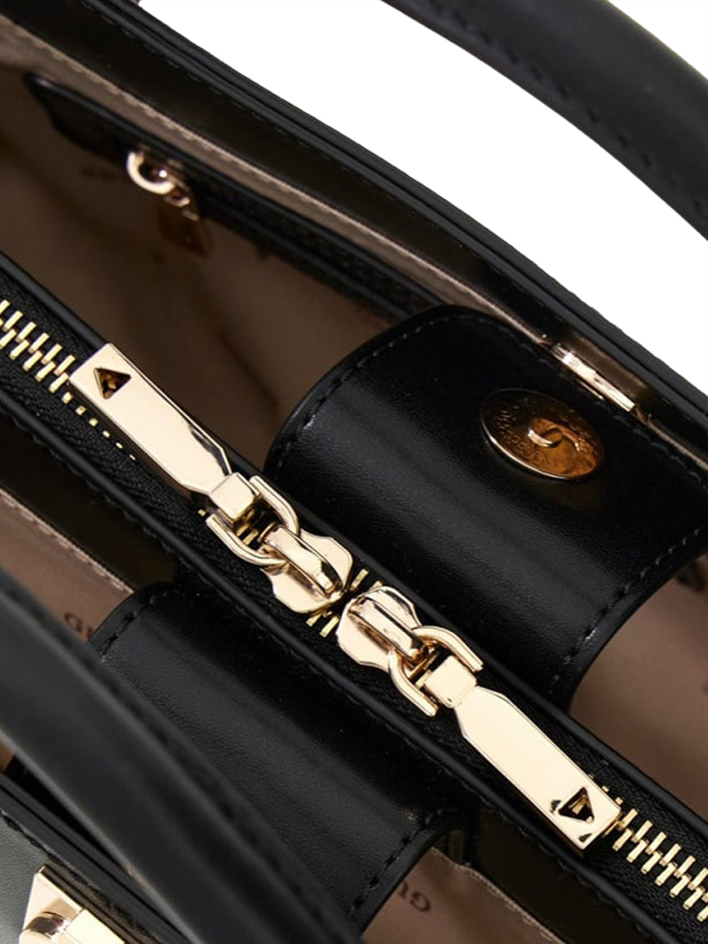 GUESS 1 USCITA Guess Borsa A Mano Audrey Sml Girlfriend Satchel - Nero BLACK