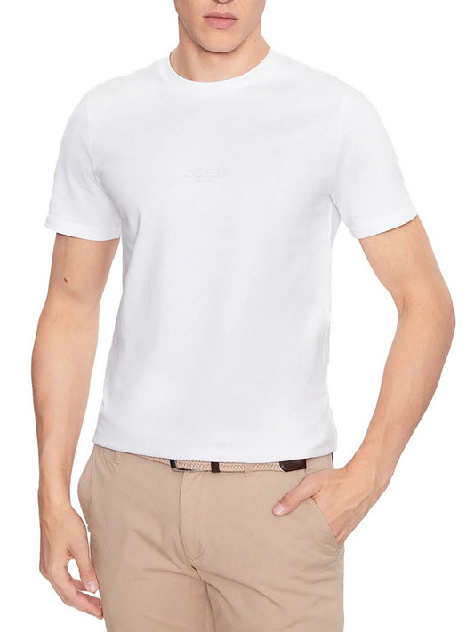 GUESS 1 USCITA Guess T-Shirt Aidy Cn Ss Tee Uomo Bianco Pure white