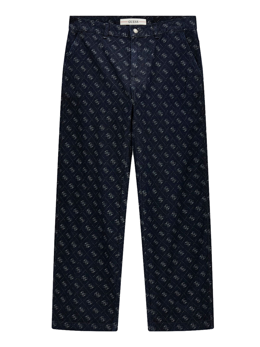 GUESS 1 USCITA Guess Jeans Chino Damon - Blu Wisley 4G Logo