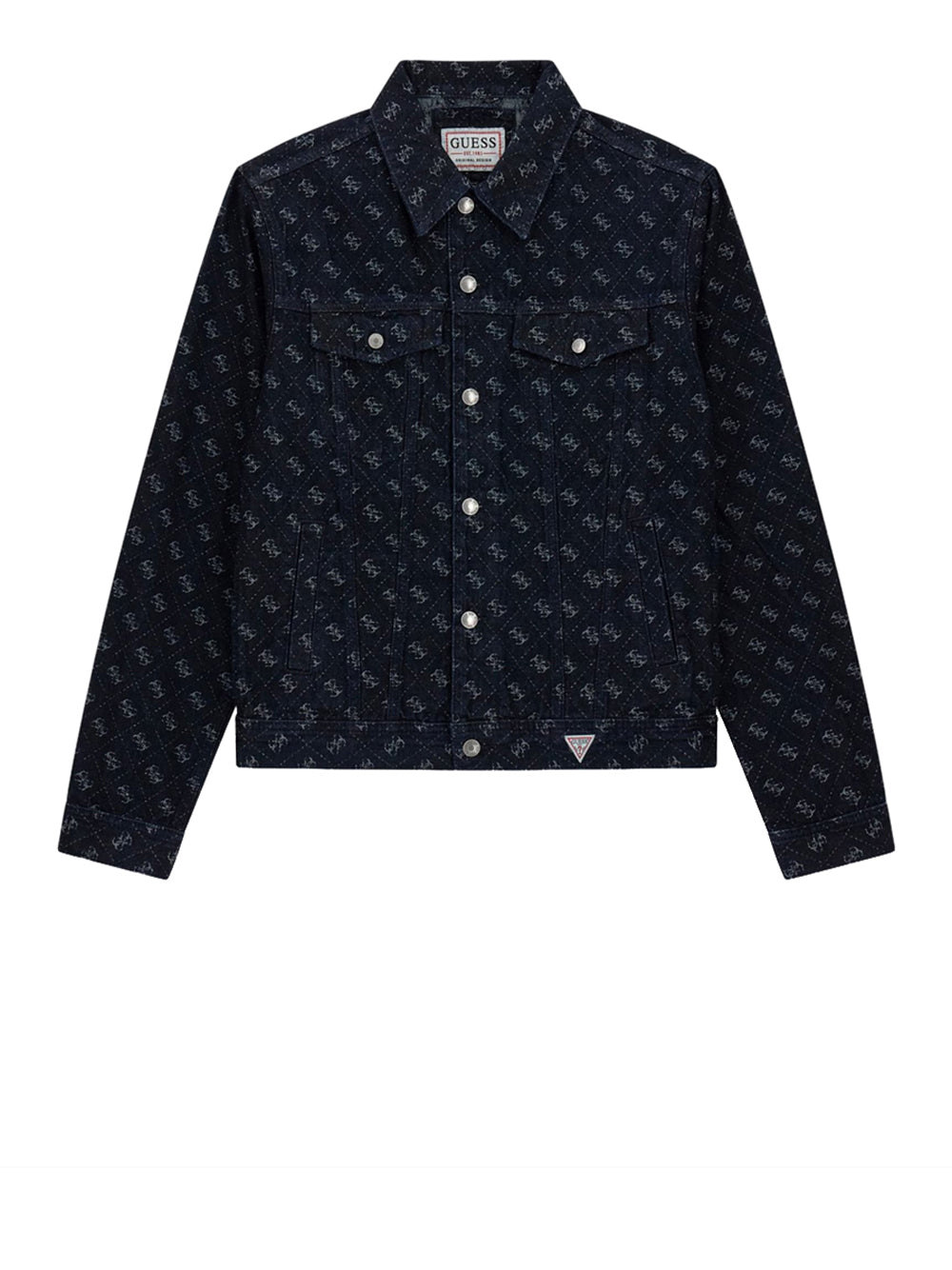 GUESS 1 USCITA Guess Giacca Dillon - Navy Wisley 4G Logo
